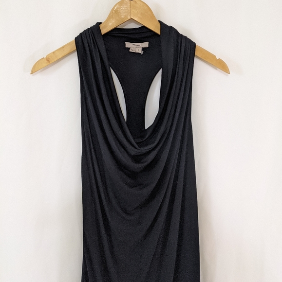 Helmut Lang Black Jersey Racerback Dress - Picture 3 of 10